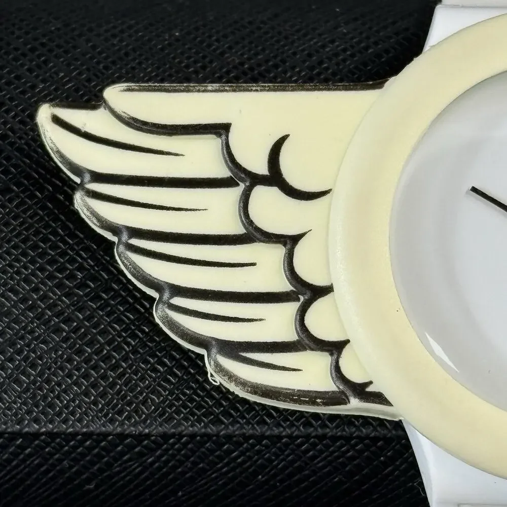 RARE Jeremy Scott Swatch Winged Watch SUOZ103 Limited Edition